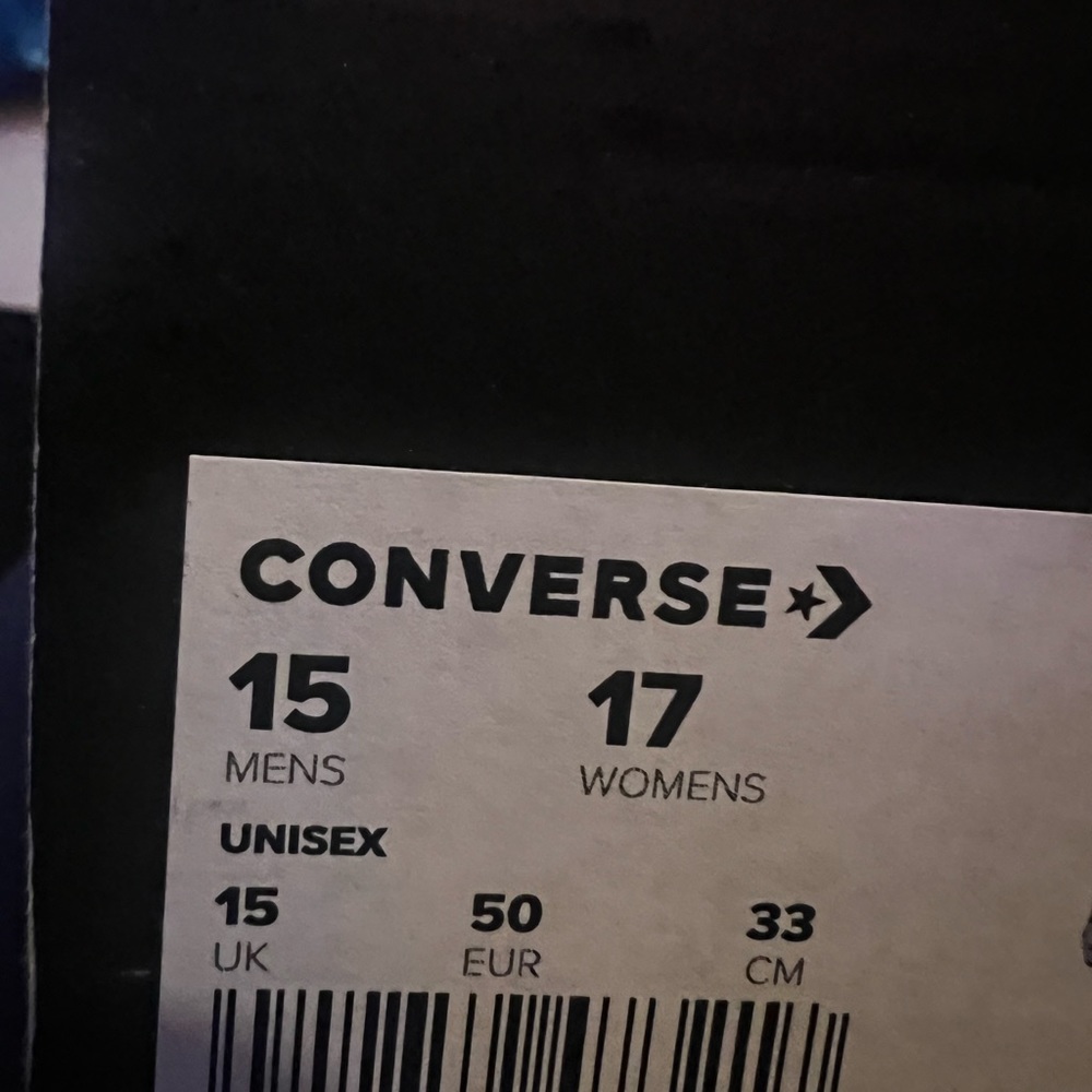 New Converse All Star OX Black M9166 - Picture 3 of 4